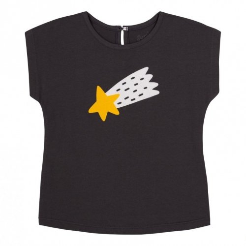 Комплект для девочки футболка и лосины Bembi 2 - 3 года Супрем Черный/Желтый КС703