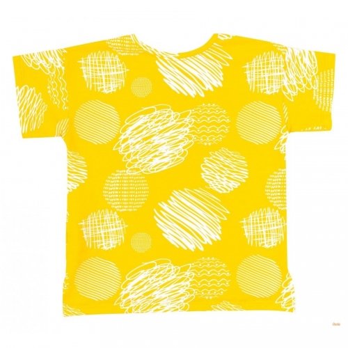 Комплект для девочки футболка и лосины Bembi 1,5 - 3 лет Супрем Желтый/Черный КС709
