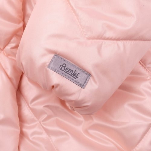 Зимняя куртка на девочку Bembi 7 - 13 лет Водоотталкивающая плащевка Розовый КТ306