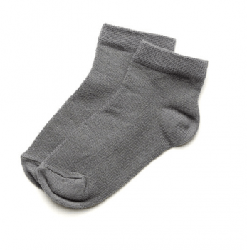 Носочки для мальчиков Модный карапуз, летние (сетка), серые