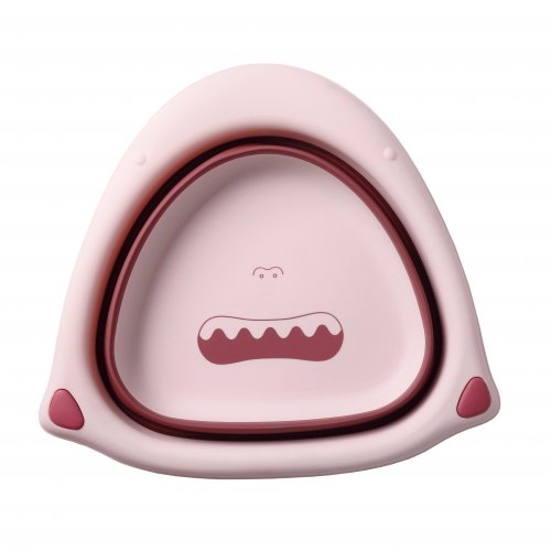 Складной тазик для детей Babyhood Акула Розовый BH-746BP