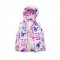 Детская куртка трансформер для девочки Модный карапуз Розовый 1 - 4 лет 03-00695-1