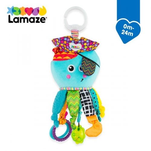 Детская игрушка на коляску Lamaze Кальмар с прорезывателем L27068