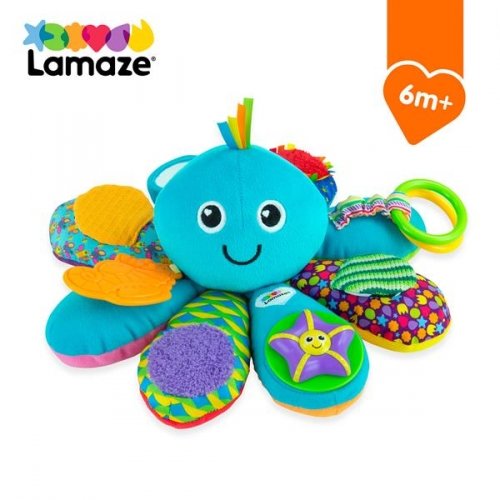 Развивающая игрушка для детей Lamaze Осьминог с прорезывателем L27206