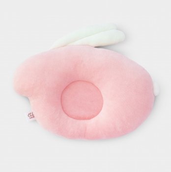Ортопедическая подушка для новорожденных ELA Textile&Toys Кролик Розовый P001PINK