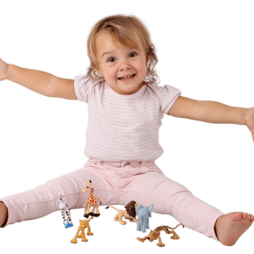 Набор игрушек-фигурок Сафари Baby Team 8830, 6 шт