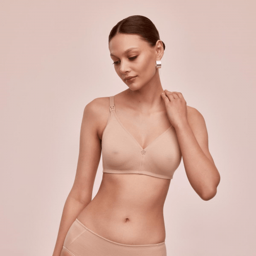 Бюстгальтер для кормления и беременных Alles MAMA EASY M Бежевый