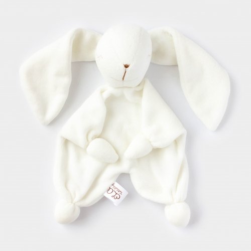 Набор для новорожденного ELA Textile&Toys Подуша и игрушка для сна Зайчик Молочный KPS001MILK