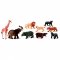 Игровой набор фигурок Miniland Wild Jungle Animals 9 шт 25119