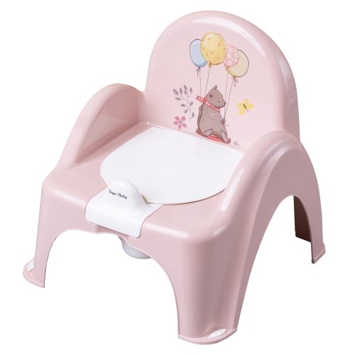Музыкальный горшок стульчик Tega baby Лесная сказка Розовый PO-073-107