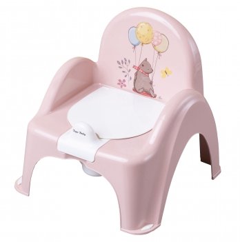 Музыкальный горшок стульчик Tega baby Лесная сказка Розовый PO-073-107