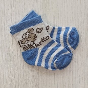 Детские носки Aleyna Белый/Голубой 0-6 мес н-0_7-0