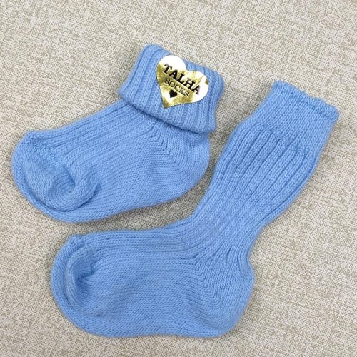 Детские носки для новорожденных Talha Голубой 0-9 мес н-21_3 