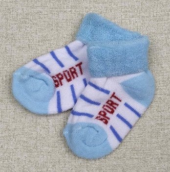 Детские махровые носки для новорожденных Aleyna Бирюзовый 0-6 мес н-23-1
