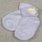 Детские махровые носки для новорожденных Aleyna Белый 0-6 мес н-24