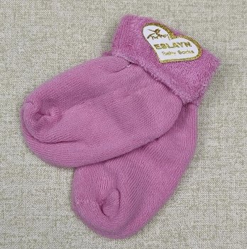 Детские махровые носки для новорожденных Aleyna Розовый 0-6 мес н-24