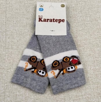 Детские носки для мальчика Karatepe Серый 0-9 мес н-30_3