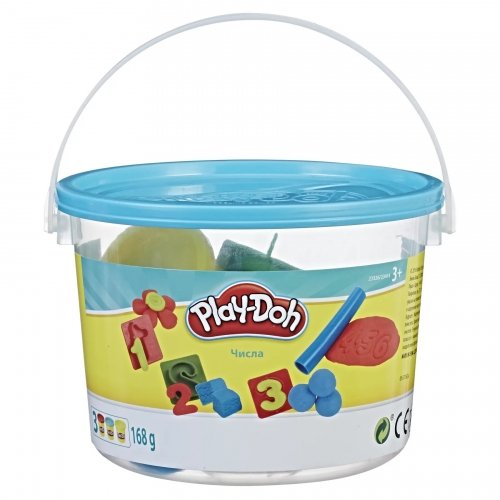 Набор для творчества пластилин Hasbro Play-Doh Core Ведерко Numbers Fun 23414_23326