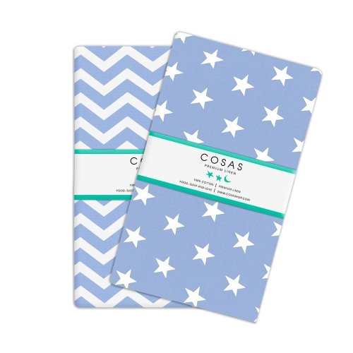 Детские наволочки Cosas Star Blue ZigZag Blue Бязь 40х60 см