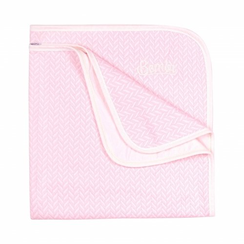 Плед для новорожденных Bembi Капитоне Розовый 90х90 см ОД15