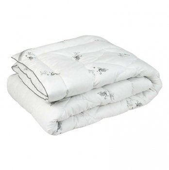 Зимнее одеяло односпальное Руно Silver Swan 140х205 см Белый 321.52_Silver Swan