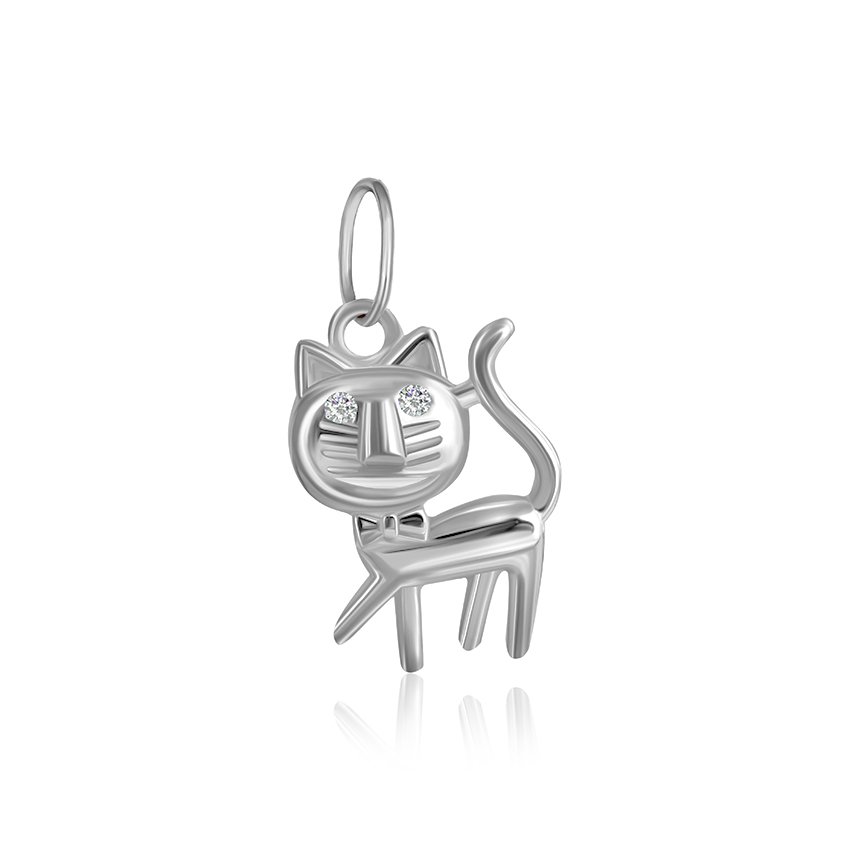Серебряный кулон детский Silvex Котик П2Ф/4003 Серебряный кулон детский Silvex Котик П2Ф/4003