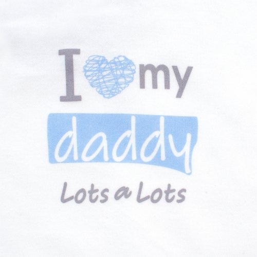 Распашонка Veres I love my daddy blue интерлок 103.81-5