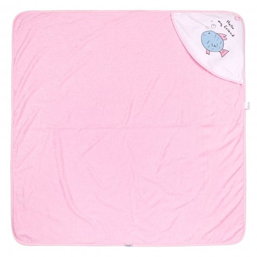 Плед для новорожденных Bembi Махра Розовый 100х100 см ПЕ9