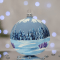 Новогодний шар на елку Santa Shop Пейзаж Симфонія №16 Синий 10 см 4820001005363