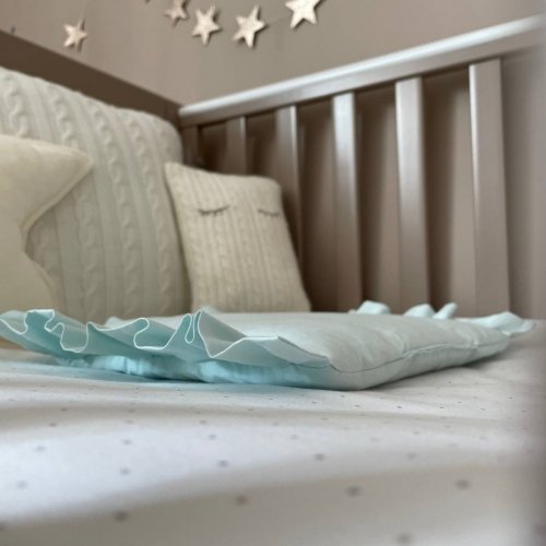 Комплект плед и подушка для новорожденных BBChic Мятный 5140029