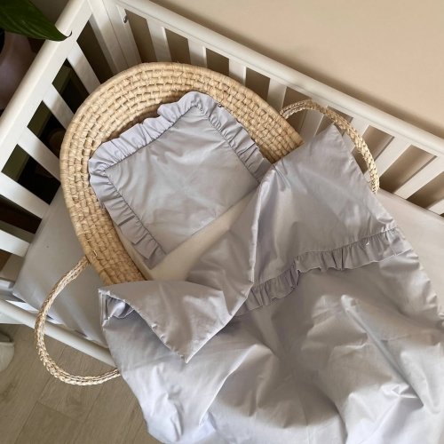 Комплект плед и подушка для новорожденных BBChic Серый 5140040