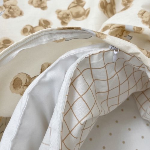 Детское постельное белье в кроватку Маленькая Соня Baby Mix Плюшевые мишки Бежевый 0391759