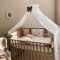Детское постельное белье с балдахином и бортики в кроватку Маленькая Соня Royal шоколад Коричневый 016001