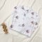 Евро пеленка кокон на молнии для новорожденных Маленькая Соня Sweet animals Серый/Розовый 2327113