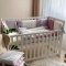 Детское постельное белье и бортики в кроватку Маленькая Соня Royal Розовый 026079