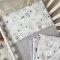 Детское постельное белье в кроватку Маленькая Соня Baby Dream Коты в облаках серый Белый/Серый 0303419
