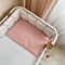 Детское постельное белье и бортики в кроватку Маленькая Соня Baby Dream Веточки котики пудра Пудровый 0203754
