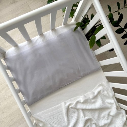 Наволочка на подушку Маленькая Соня Однотон Серый 40х60 см 360052