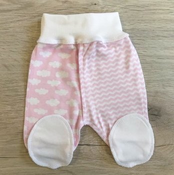 Ползунки для новорожденных BetiS Хмаринки Интерлок Розовый 27686742