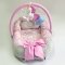 Кокон для новорожденных Happy Luna BabyNest Premium Единорог 2 Розовый/Серый 0148