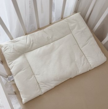 Подушка для новорожденных BetiS Малюк Миткаль Молочный 40х60 см 2706331