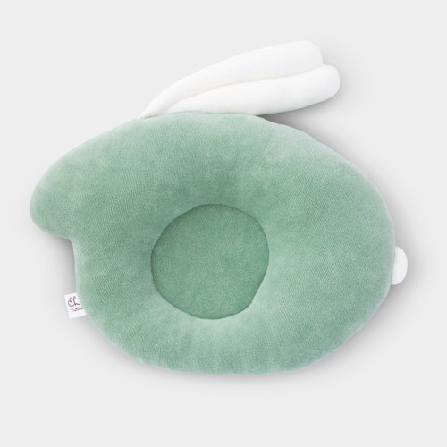 Ортопедическая подушка для новорожденных ELA Textile&Toys Кролик Фисташковый P001PISTACHIO