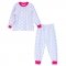 Пижама для девочки Minikin 00701, цвет белый/фуксия