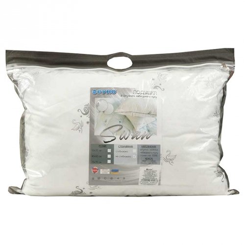 Подушка для сна Руно Silver Swan 50х70 см Белый 310.52_Silver Swan
