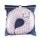 Подушка для кормления с наволочкой Руно Звезда Белый/Фиолетовый 65х65 см 909_Зірка