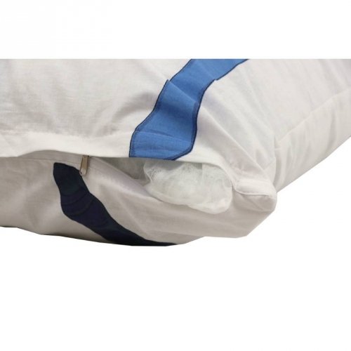 Декоративная подушка обнимашка Руно Рио 50х140 см Белый/Черный 315.02_Ріо