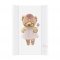 Пеленальная доска для новорожденных Cebababy Fluffy Puffy Белый/Розовый 50х70 см W-203-132-681