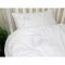 Детское постельное белье в кроватку Руно Мишка с вышивкой 60х120 см Белый 932.137ВУ_Ведмедик_2