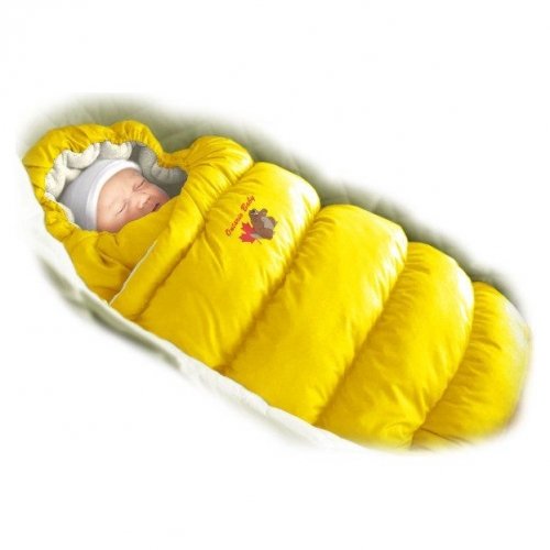 Конверт на выписку на овчине Ontario Baby Inflated Желтый ART-0000080