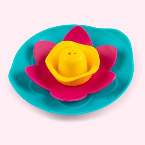 Игрушка для ванны и пляжа Quut, Цветок LILI, цвет зеленый + розовый + желтый